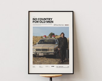 No Country for Old Men Poster, Anton Chigurh Poster, Coen Brothers Film Print