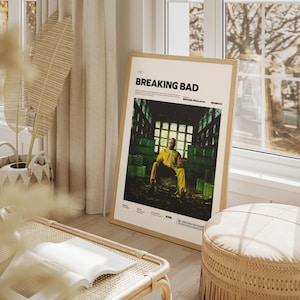 Breaking Bad Poster, Bryan Cranston Poster, Popular TV Series Breaking Bad Poster Print, Cinematic Wall Decor, Gift Wall Art Idea