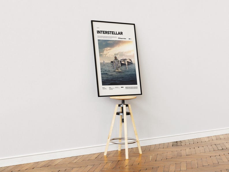 Interstellar Movie Poster | Christopher Nolan's Interstellar Poster Print | Special Design Poster | Glossy Paper Poster | Wall Decor Idea