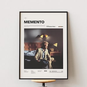 Poster Memento – Affiche Film, Art Mural – Papier 300g