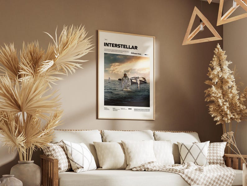 Interstellar Movie Poster | Christopher Nolan's Interstellar Poster Print | Special Design Poster | Glossy Paper Poster | Wall Decor Idea