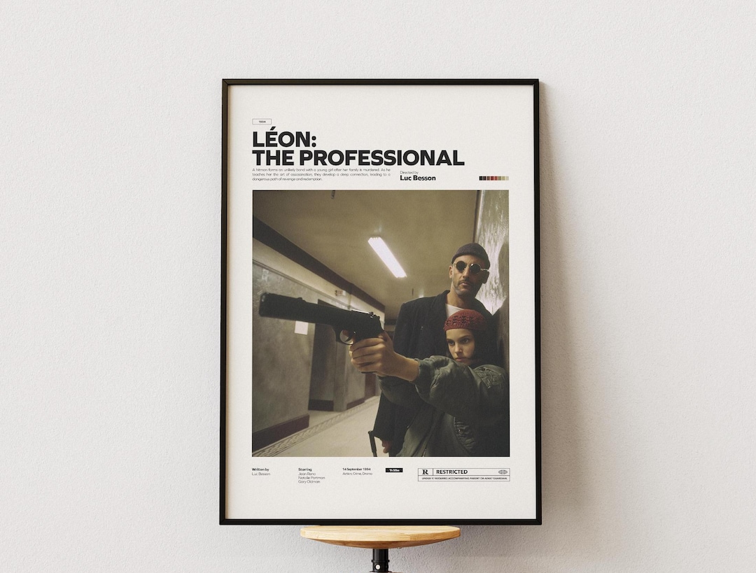 Leon: the Professional Movie Poster, Alternative Movie Poster Print ...