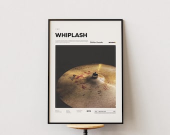 Whiplash Poster, Damien Chazelle Film Print, Miles Teller and J. K. Simmons Movie Poster