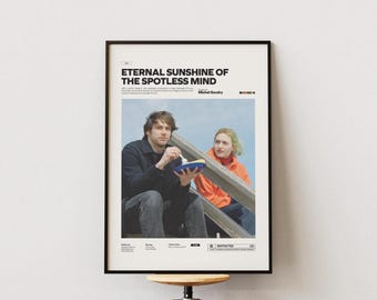 Eternal Sunshine of the Spotless Mind Poster, Jim Carrey Poster, Kate Winslet Poster, Michel Gontrocknen Film Print, Film Wand Dekor Idee