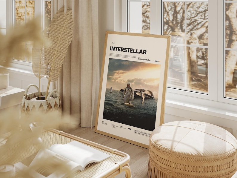 Interstellar Movie Poster | Christopher Nolan's Interstellar Poster Print | Special Design Poster | Glossy Paper Poster | Wall Decor Idea