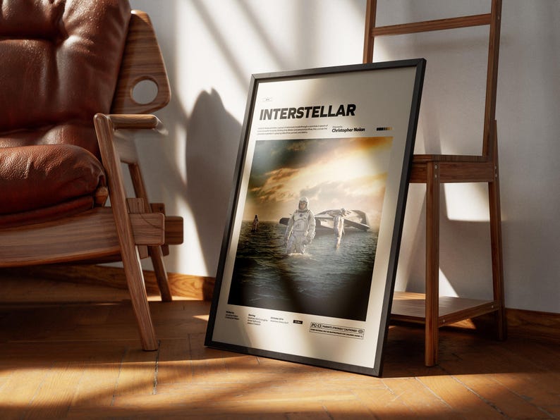 Interstellar Movie Poster | Christopher Nolan's Interstellar Poster Print | Special Design Poster | Glossy Paper Poster | Wall Decor Idea