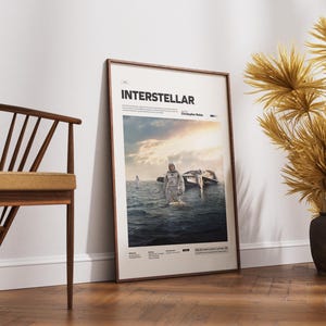 Interstellar Movie Poster | Christopher Nolan's Interstellar Poster Print | Special Design Poster | Glossy Paper Poster | Wall Decor Idea