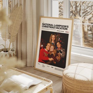 National Lampoon’s Christmas Vacation Poster, Chevy Chase Movie, Christmas Film Poster