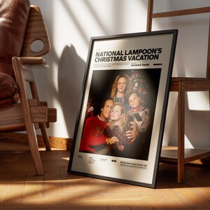National Lampoon’s Christmas Vacation Poster, Chevy Chase Movie, Christmas Film Poster