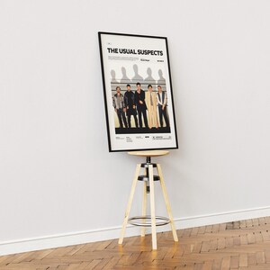 The Usual Suspects Poster, Kevin Spacey and Gabriel Byrne Poster, Bryan Singer's Cult Movie The Usual Suspects Print, Keyser Söze Poster