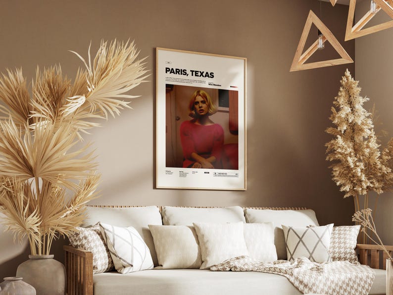 Paris, Texas Movie Poster | Wim Wenders's Paris, Texas Poster Print | Special Design Film Poster | Glossy Paper Poster | Gift Poster Idea