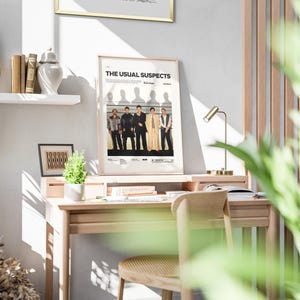 The Usual Suspects Poster, Kevin Spacey and Gabriel Byrne Poster, Bryan Singer's Cult Movie The Usual Suspects Print, Keyser Söze Poster