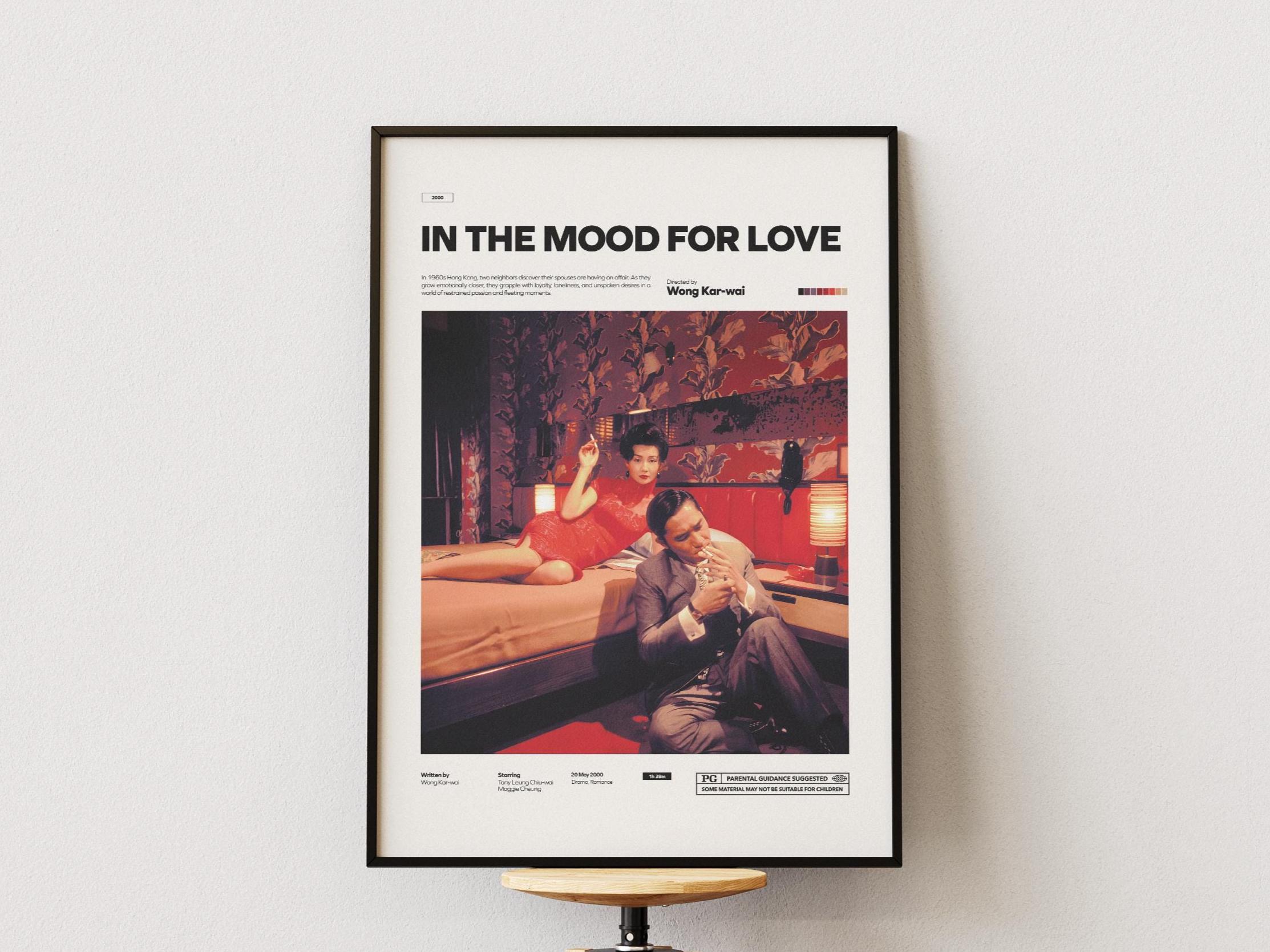 in The Mood for Love Movie Poster Vintage Retro Tin Metal Sign Plaque