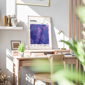 Anora Film Poster, Alternative Movie Art, Oscar Winner Sean Baker's Romantic Drama Print, Mikey Madison Poster Print, Cinematic Room Decor