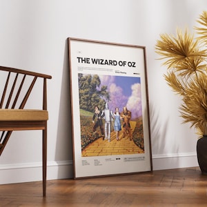 The Wizard of Oz Poster, Victor Fleming1939 Film The Wizard of Oz Print Poster, Judy Garland Poster, Iconic Movie Print, Cinematic Wall Art