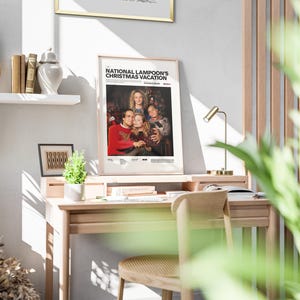 National Lampoon’s Christmas Vacation Poster, Chevy Chase Movie, Christmas Film Poster