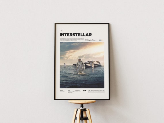Interstellar Movie Poster | Christopher Nolan's Interstellar Poster Print | Special Design Poster | Glossy Paper Poster | Wall Decor Idea