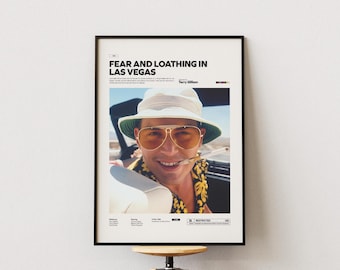 Fear and Loathing in Las Vegas 1998 Original British Quad Movie