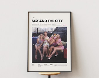 Sex and the City Series Movie Poster | Sex and the City Poster Print | Special Design Poster | Glossy Paper Movie Poster | Wall Decor Idea