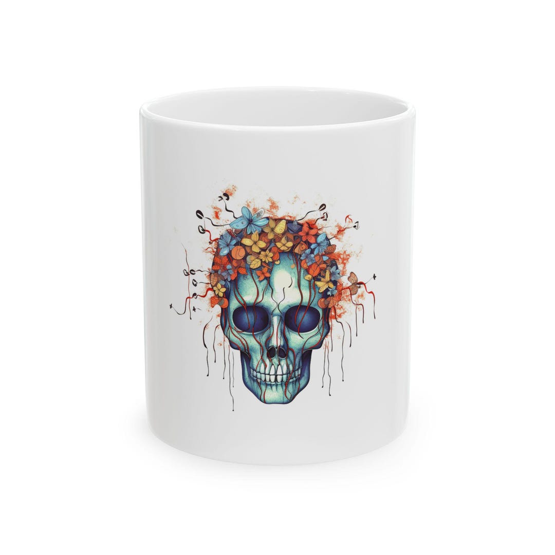 Fabulous Chrome Plated Ceramic Gold Mug - Jedidiah Sawyer Chainsaw - View #12