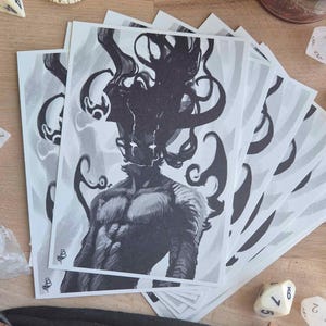 Postcard: Tragedy Minotaur