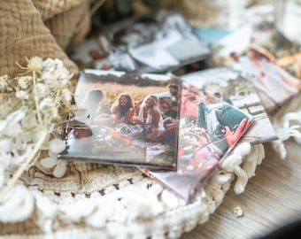 Personalized photo magnet with your chosen photo - family gift, fridge magnet, keepsake gift idea, birthday present, Mother's Day gift