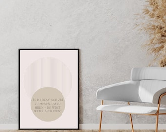 Boho Motivation Cards for Grief Healing | Gentle Encouragement Comfort Cards | Support for Loss, Mourning & Emotional Healing