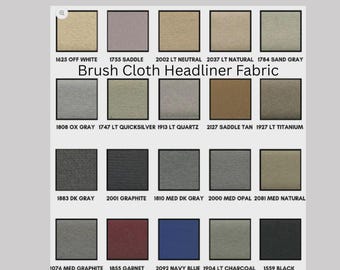 Brush Cloth Headliner Fabric: Car & Truck Upholstery Roof fabric
