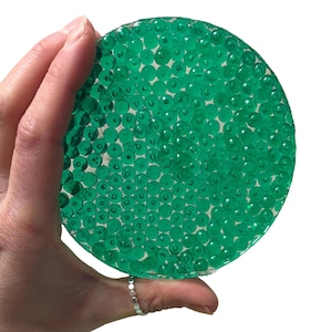 Almohadilla reutilizable para picar con MÁS DE 300 CUENTAS, biodegradable, excelente alivio del estrés, juguete antiestrés, para picar, alivio de la ansiedad, excelente para las habilidades motoras finas.