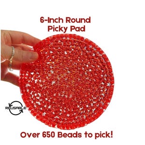 Reuseable Picky Pad 2.25X! BIG DADDY PATTY, biodegradable, great for stress relief, fidget toy, picking, anxiety relief, fine motor skills!
