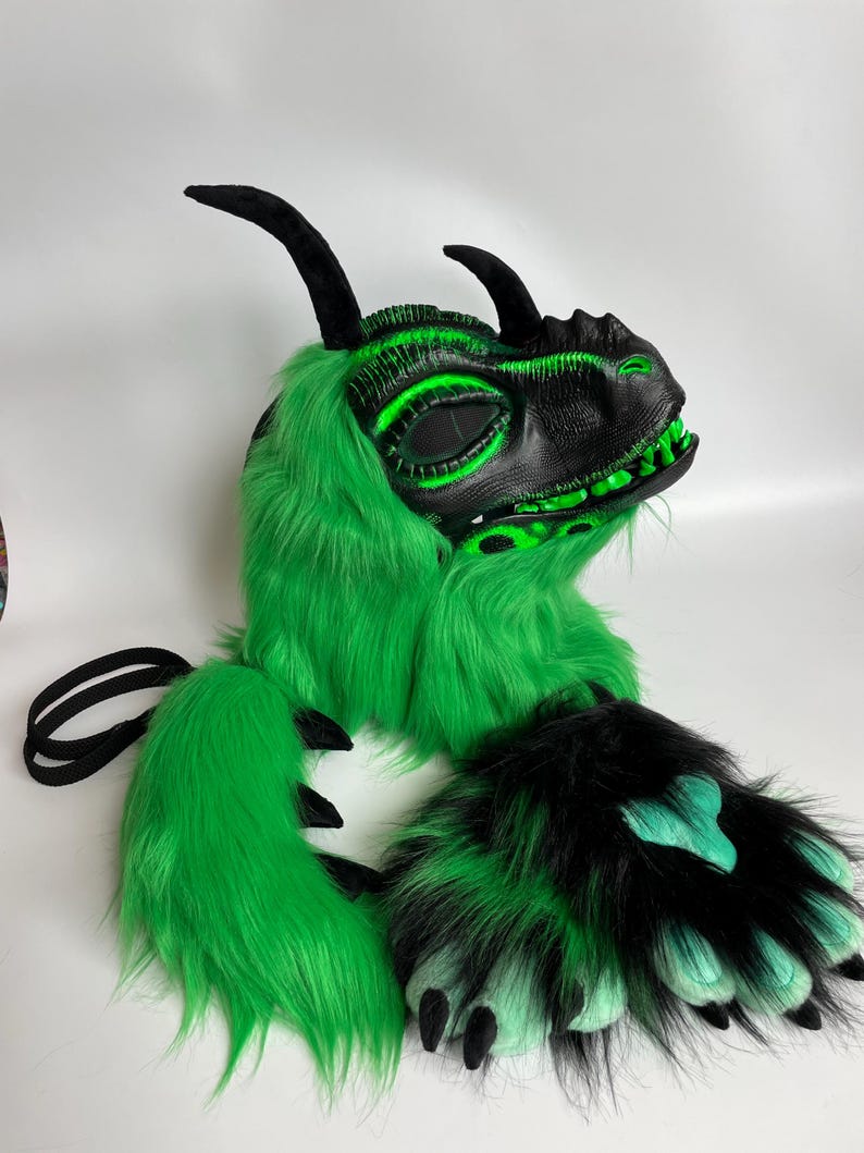 Custom Fursuit Head | Skulldog, Raptor, Wendigo, Kigurumi, Dog | Made ...