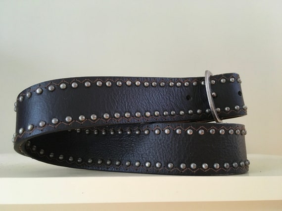 VINTAGE NINE WEST Belt Brown Leather 