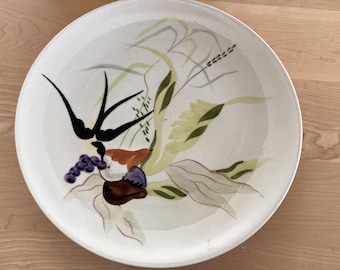 Vintage RED WING USA “Capistrano” Collectable Plate Mid Century Pottery 1950s