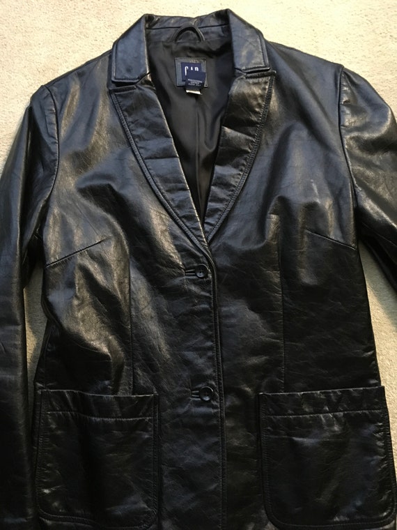 vintage gap leather jacket