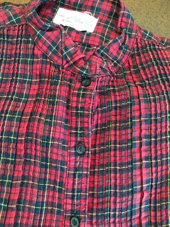 RALPH LAUREN Denim Supply Vintage Shirt in Red and Black Plaid - Etsy