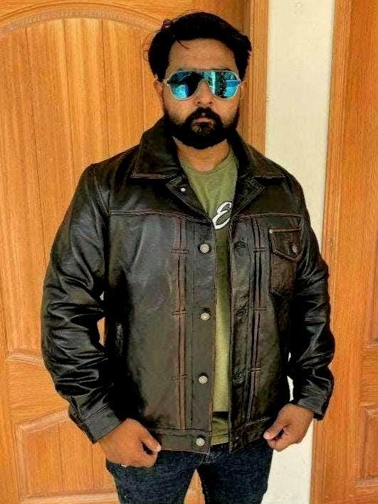 ジャケット・アウター NO,NO,YES! LEATHER JACKET HORSE-HIDE BLK Horse Hide ,japanese Sheep Leather Biker Jacket: Vintage