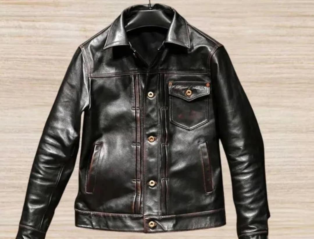 ジャケット・アウター NO,NO,YES! LEATHER JACKET HORSE-HIDE BLK il_1080xN.6805397998_6dbq.jpg