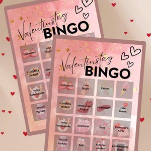 BINGO del día de San Valentín