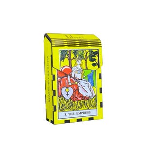 The Empress Tarot Gelenkkoffer - Tarot Deck Box, Gelenkhalter, Tarotkartenaufbewahrung aus Holz | Spirituelles Geschenk & Tarot Zubehör