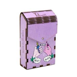 Joint Case – Porta-sigarette e porta-sigarette in legno, scatola porta-cartine, accessori per fumatori per erba