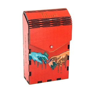 Joint Case – Scatola per erba personalizzata e porta sigarette in legno, accessori per fumatori per lui/lei