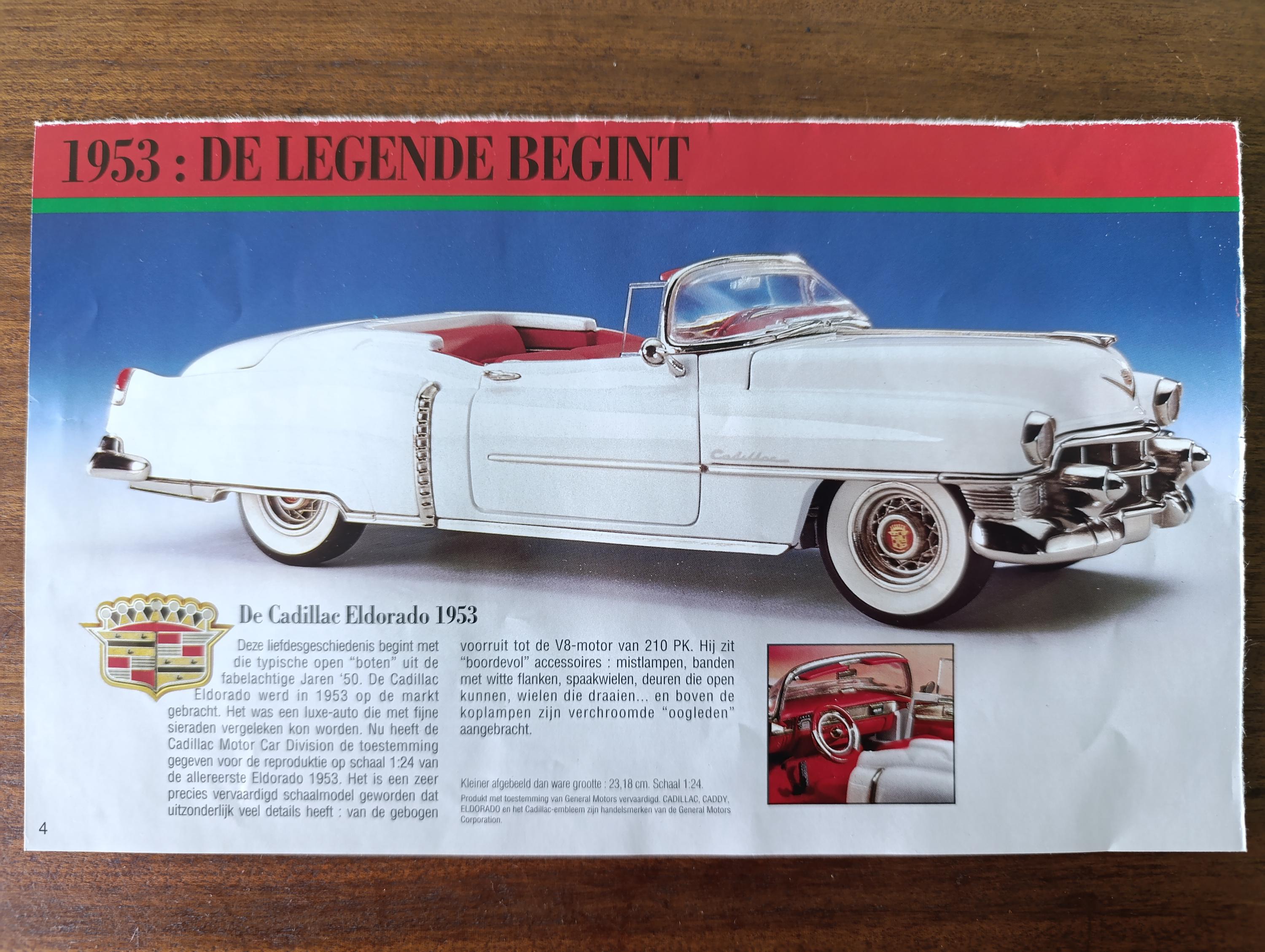 フランクリンミント キャデラック モデルカー スケール 1/24 