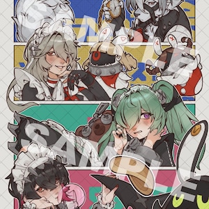 ZZZ Zenless Zone Zero A5 A6 Prints/Postcards/Polaroids | Victoria Housekeeping, Von Lycaon, Rina, Corrin, Ellen Joe