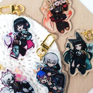 ZZZ Zenless Zone Zero Acrylic Charms/Keychains | Phaeton/Belle/Wise, Jane Doe, Lycaon, Miyabi, Burnice