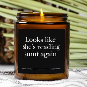 Fantasy Book Lover Candle-geschenkdoos, leesgrage kaarsen, grappig kaarscadeau voor lezer, leesgrage merchandise, smutty-cadeaus, ruikt naar kaars