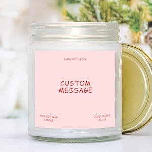 Personalized Candle, Custom Gift, Funny Candles, Smells Like Personalized Gift