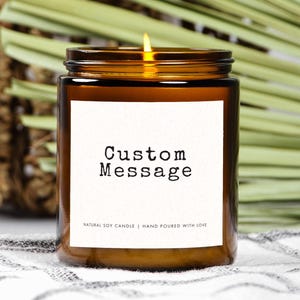 Personalized Candle, Custom Gift, Funny Candles, Smells Like Personalized Gift