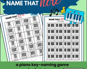 Name that Note - PIANO KEY edition