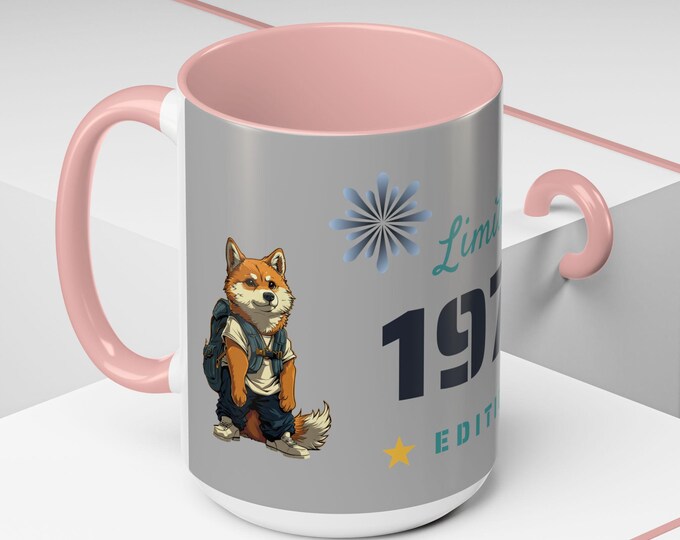 Limited Edition 1972 Coffee Mug: Perfect for Retro Lovers, Gift for Birthdays, Coffee Lovers, Home Decor, Pet Lovers