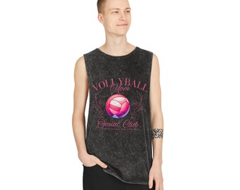 Cowgirl Vibe Unisex Stonewash Tank Top, Western Style Apparel, Festival Wear, Summer Top, Gift for Rodeo Fans, Americana Fashion